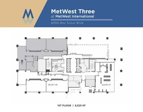 4010 W Boy Scout Blvd, Tampa, FL à louer Plan d’étage- Image 2 de 2