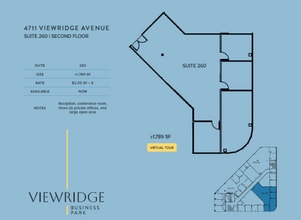4711 Viewridge Ave, San Diego, CA for lease Floor Plan- Image 1 of 1