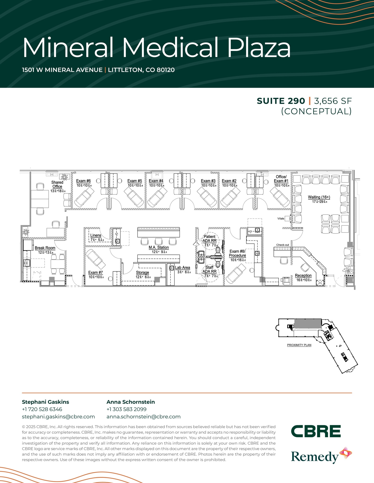 1501 W Mineral Ave, Littleton, CO for lease Floor Plan- Image 1 of 1