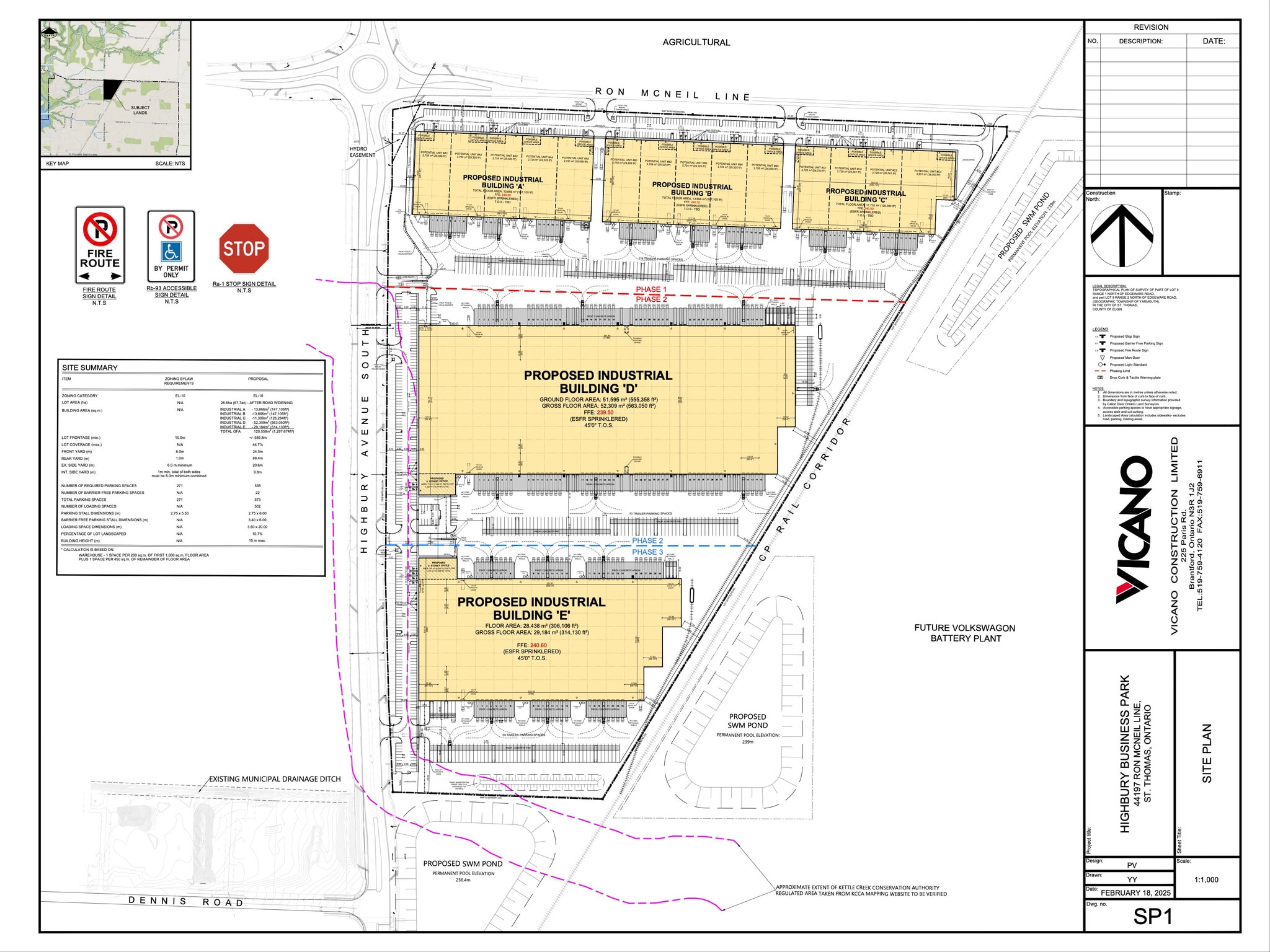 44197 Ron Mcneil Ln, St Thomas, ON for lease Site Plan- Image 1 of 5