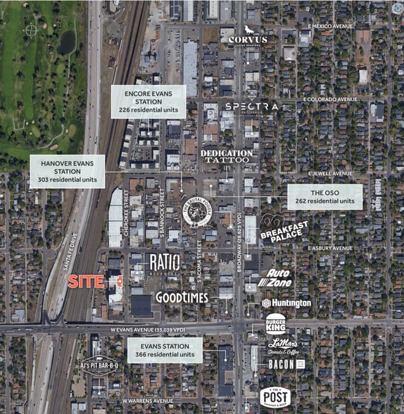 2065 S Cherokee St, Denver, CO à louer - Photo du bâtiment - Image 2 de 35