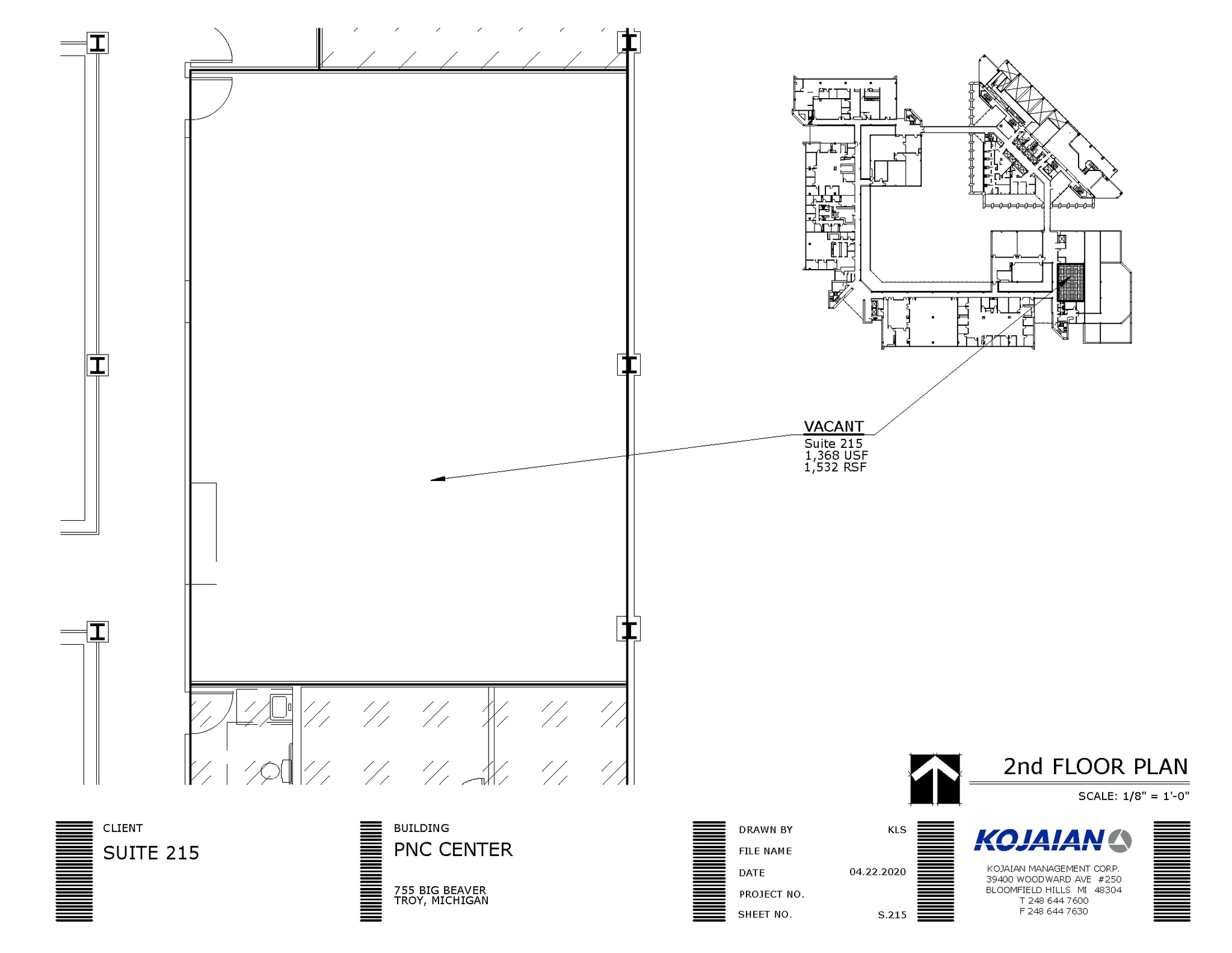 755 W Big Beaver Rd, Troy, MI for lease Floor Plan- Image 1 of 1