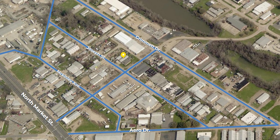 1110 Joseph St, Shreveport, LA for lease - Aerial - Image 2 of 2