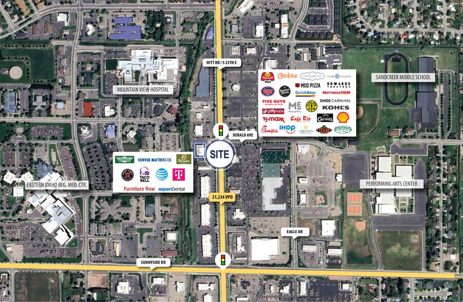 2894-2896 S 25th E, Idaho Falls, ID for lease - Site Plan - Image 3 of 4