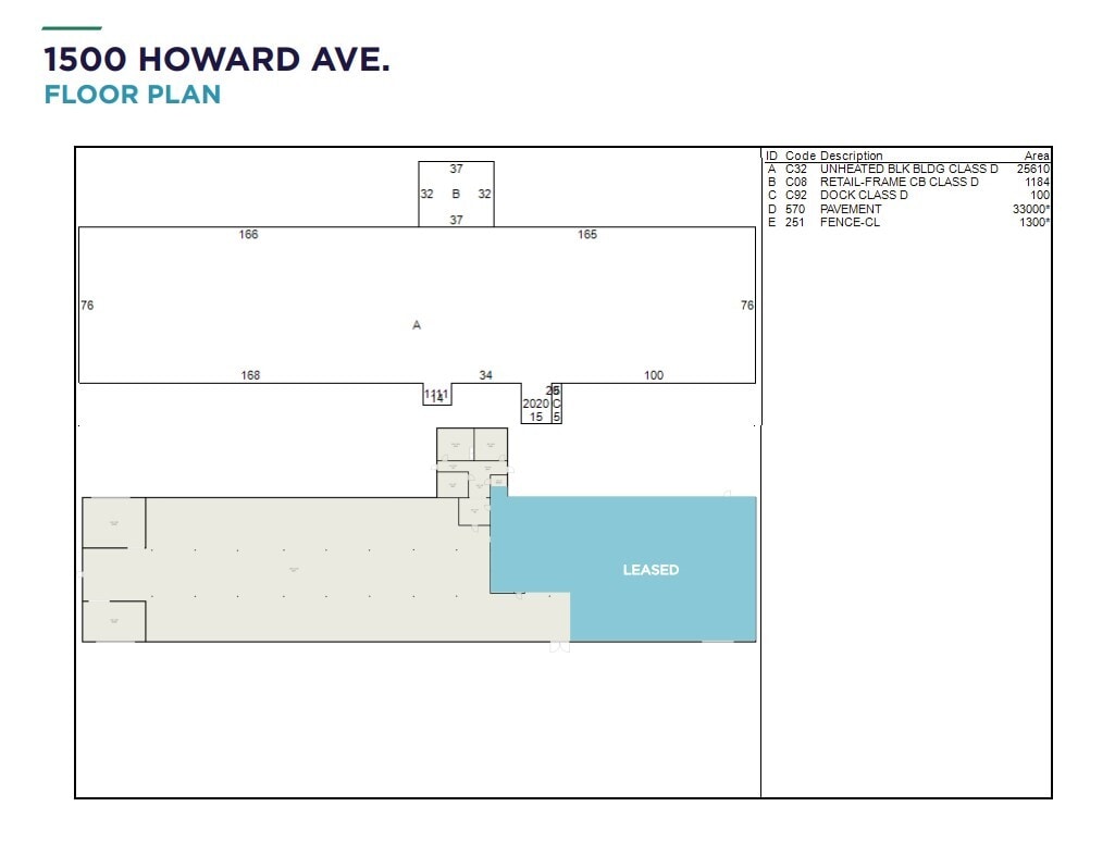 1500 Howard Ave, Fredericksburg, VA for lease Floor Plan- Image 1 of 1