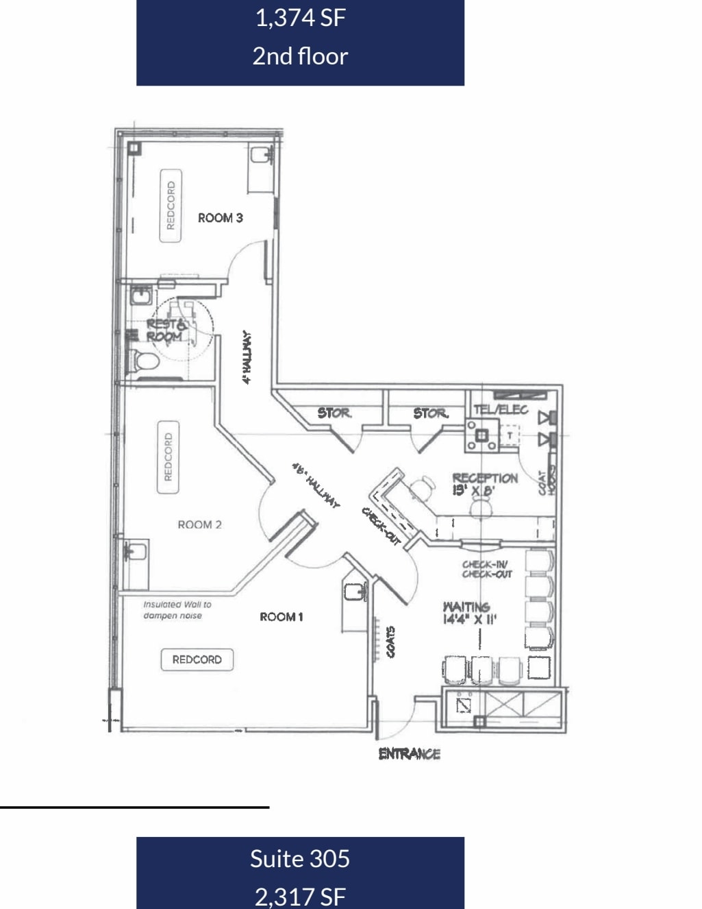 800 Bunn Dr, Princeton, NJ à louer Plan d’étage- Image 1 de 3
