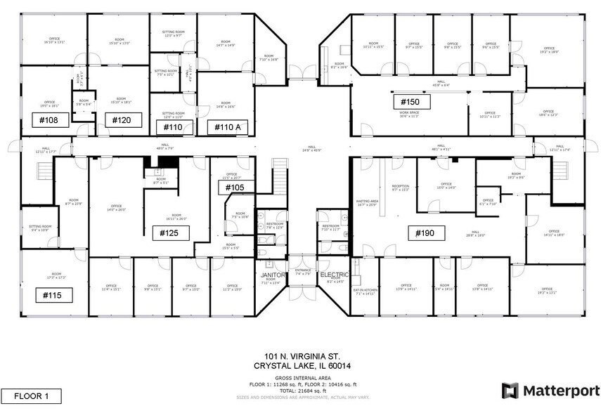 101 N Virginia St, Crystal Lake, IL à louer - Photo du bâtiment - Image 3 de 33