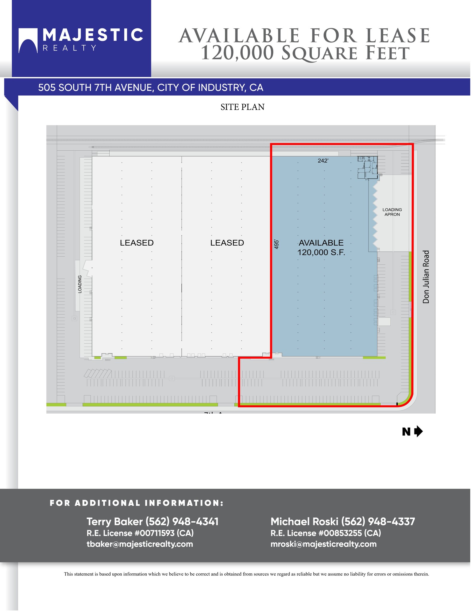 505 S 7th Ave, City Of Industry, CA for lease Site Plan- Image 1 of 1