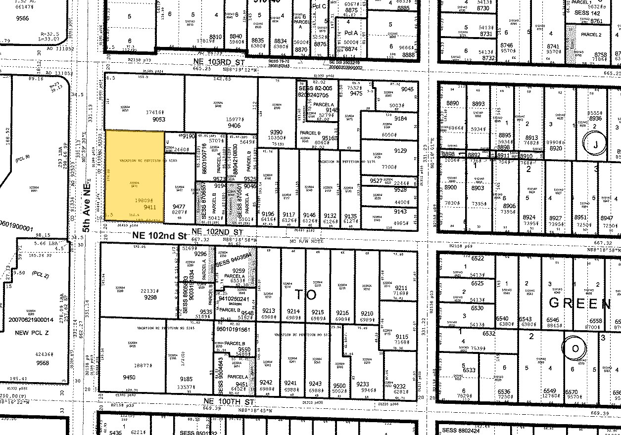 10202 5th Ave NE, Seattle, WA à louer Plan cadastral- Image 1 de 5