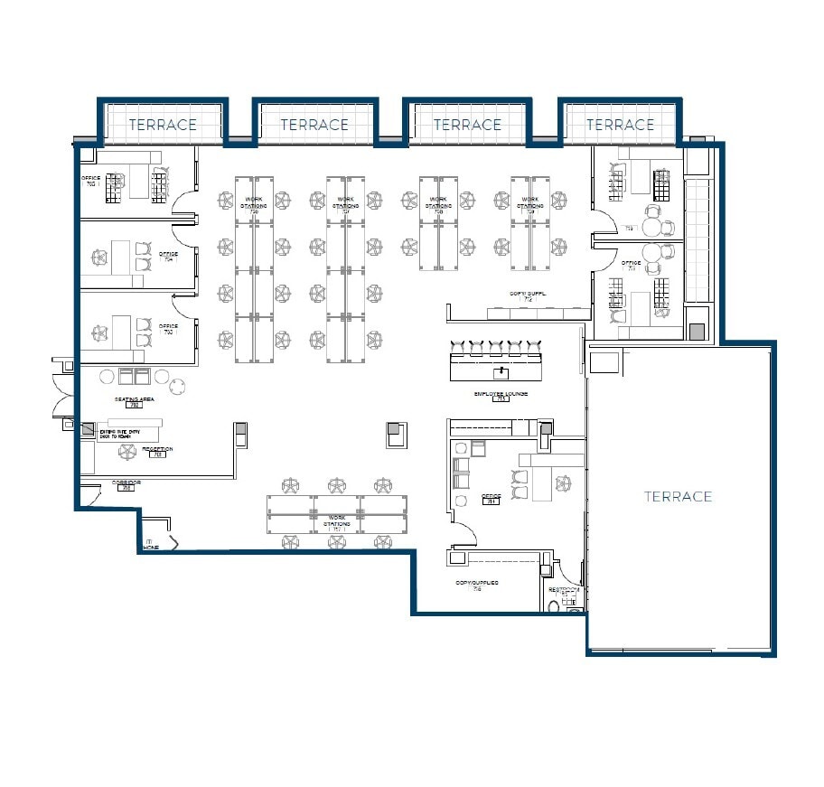 550 Biltmore Way, Coral Gables, FL for lease Floor Plan- Image 1 of 1
