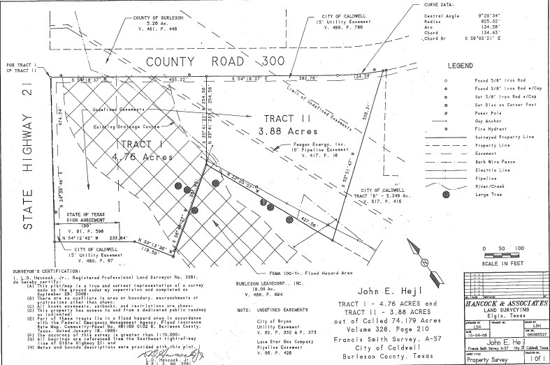 CR 300 & SH 21, Caldwell, TX for sale - Plat Map - Image 2 of 17