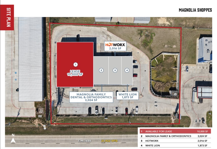10226 FM 1488, Magnolia, TX for lease - Building Photo - Image 3 of 4