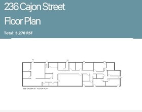 236 Cajon St, Redlands, CA for lease Floor Plan- Image 1 of 1