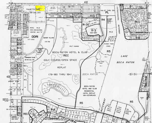 150 E Palmetto Park Rd, Boca Raton, FL à louer - Plan cadastral - Image 2 de 8