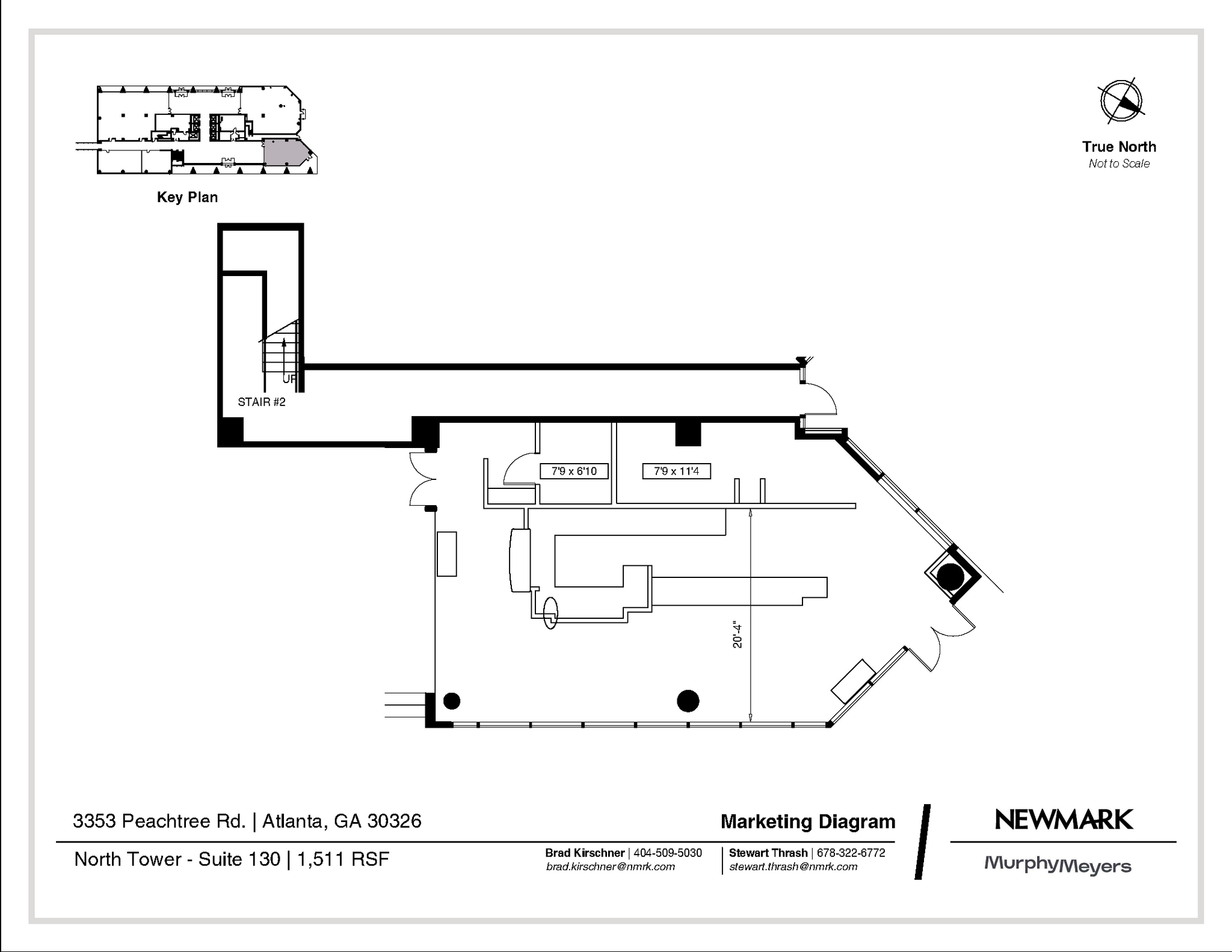 3353 Peachtree Rd NE, Atlanta, GA à louer Plan d’étage- Image 1 de 1