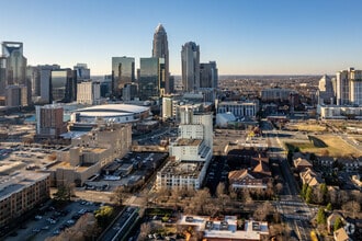 505 E 6th St, Charlotte, NC - Aérien Vue de la carte