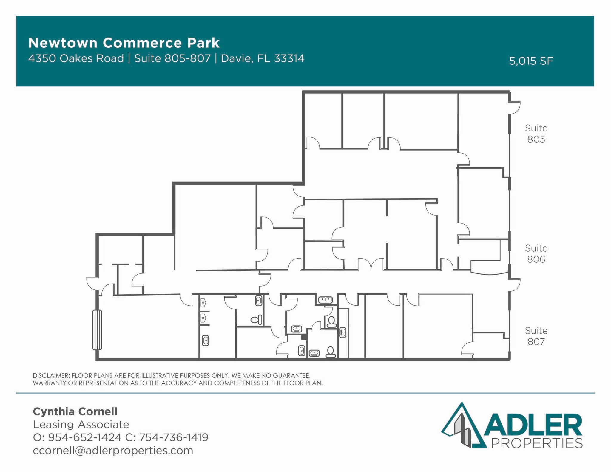 4350-4380 Oakes Rd, Davie, FL for lease Floor Plan- Image 1 of 10