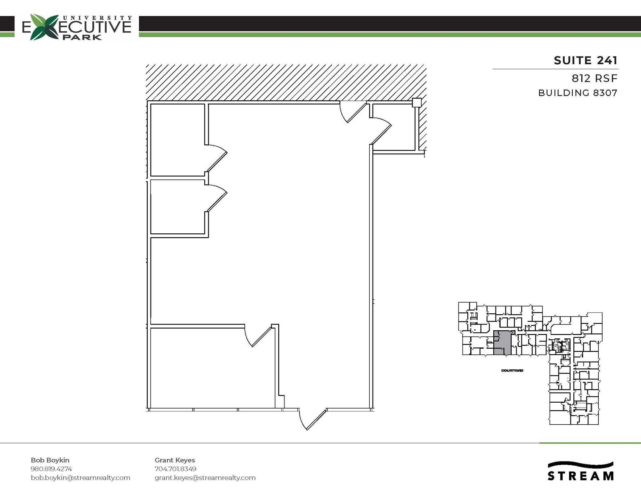 301 McCullough Dr, Charlotte, NC for lease Floor Plan- Image 1 of 1
