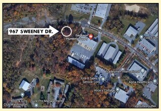 967 Sweeney Dr, Hagerstown, MD - AERIAL  map view