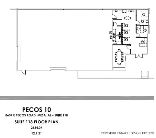 8607 E Pecos Rd, Mesa, AZ for lease Floor Plan- Image 1 of 1