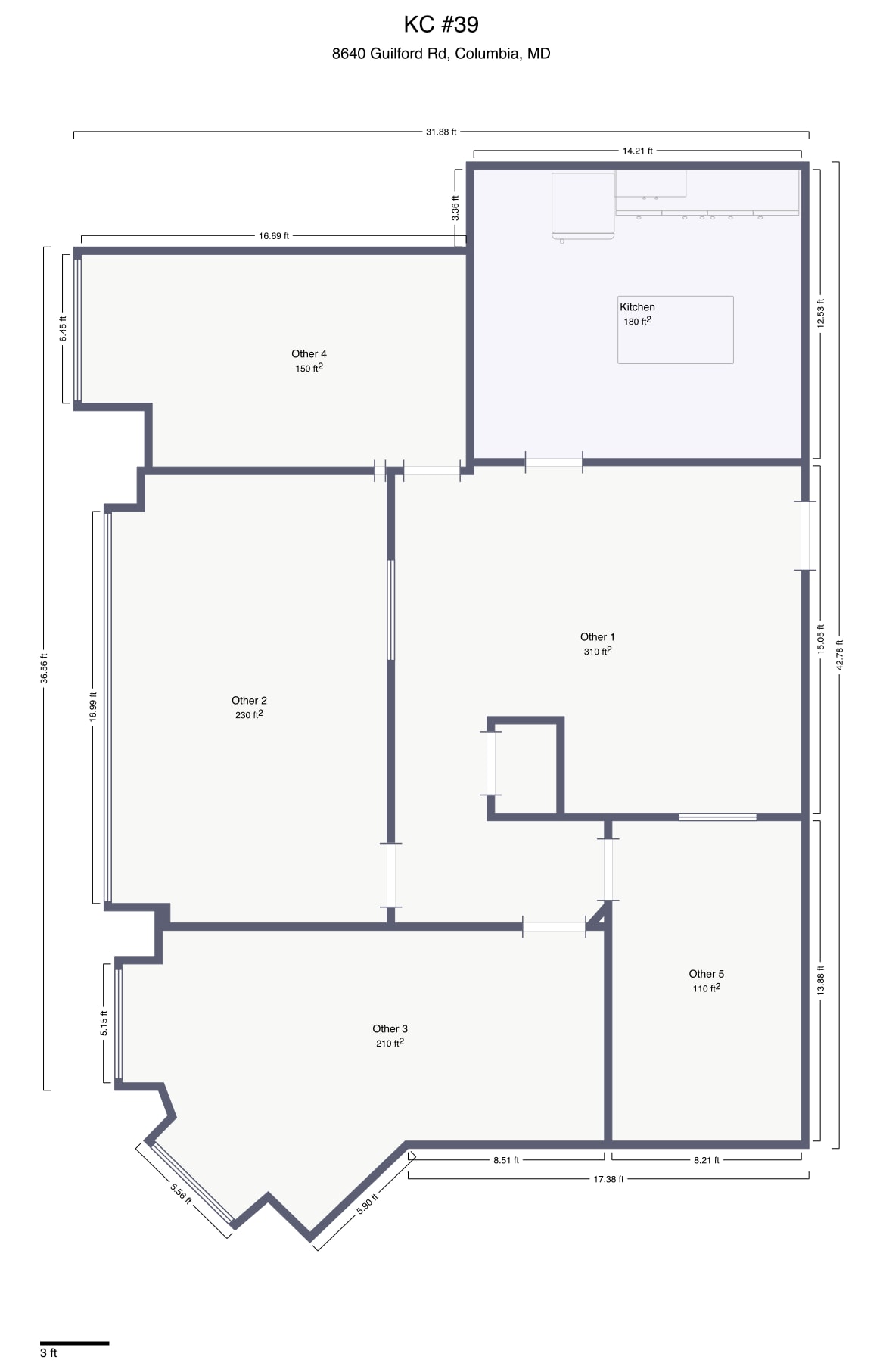 8640 Guilford Rd, Columbia, MD for lease Floor Plan- Image 1 of 1