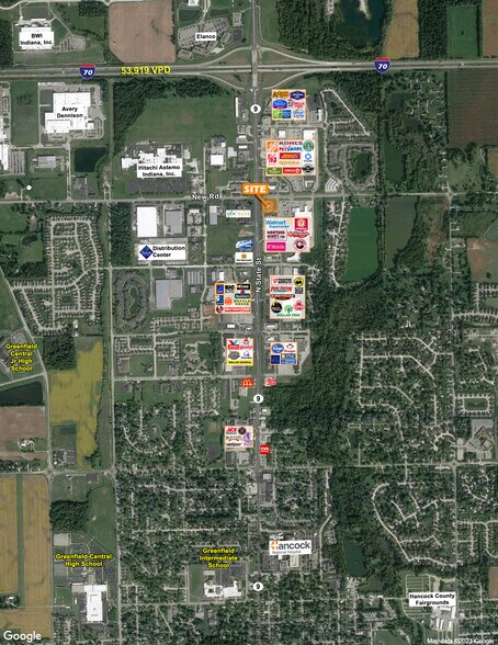 1993 N State St, Greenfield, IN for lease - Aerial - Image 2 of 4