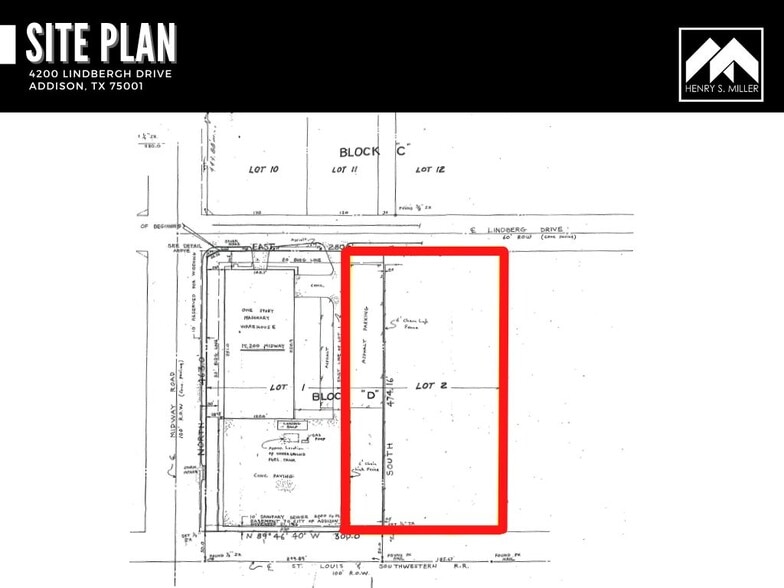4200 Lindbergh Dr, Addison, TX for lease - Site Plan - Image 2 of 2