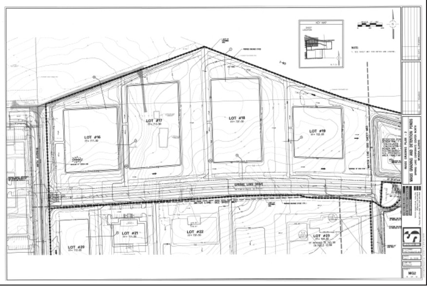 S 88th Ave & W Spring Lake Dr, Mokena, IL à vendre - Plan cadastral - Image 3 de 3