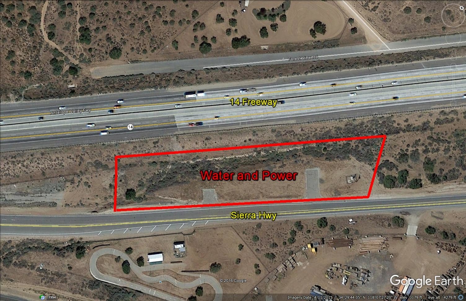 Sierra Hwy, Acton, CA for sale Aerial- Image 1 of 5