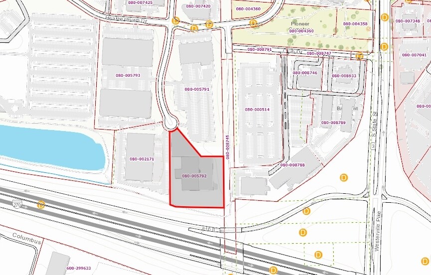 837 Green Crest Dr, Westerville, OH à louer - Plan cadastral - Image 3 de 3