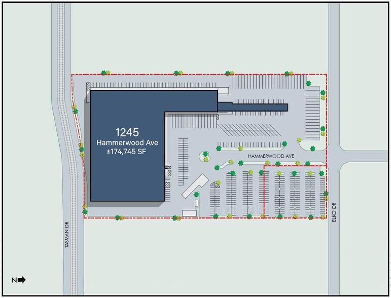 1245 Hammerwood Ave, Sunnyvale, CA for lease - Building Photo - Image 2 of 5