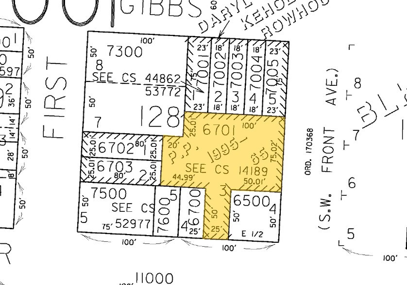 3323 SW Naito Pky, Portland, OR à vendre - Plan cadastral - Image 2 de 2