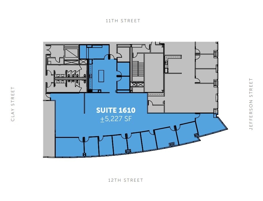 555 12th St, Oakland, CA for lease Floor Plan- Image 1 of 2