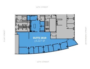 555 12th St, Oakland, CA for lease Floor Plan- Image 1 of 2
