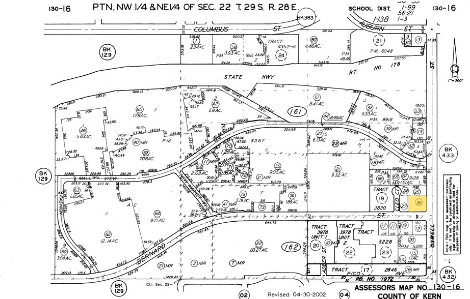 2600 Oswell St, Bakersfield, CA à vendre - Plan cadastral - Image 2 de 13