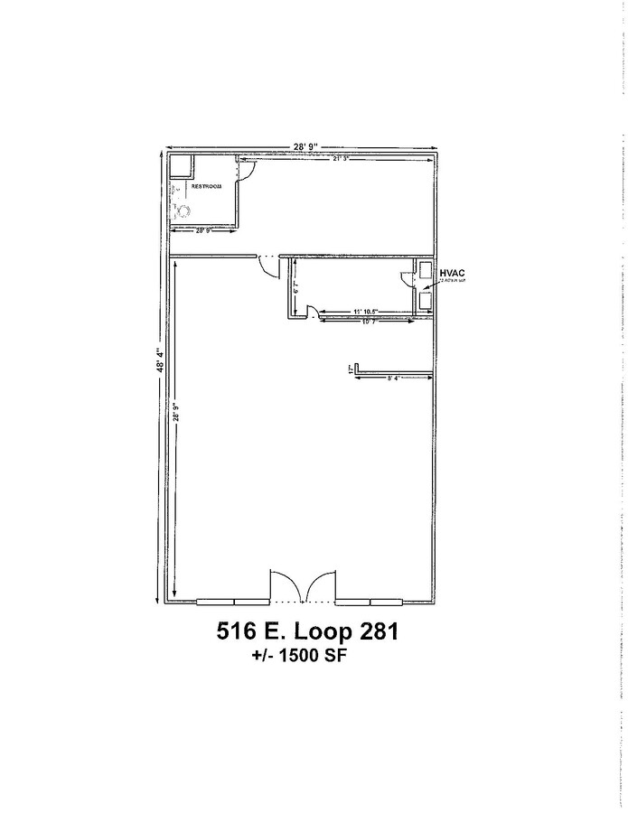 Plan d’étage type