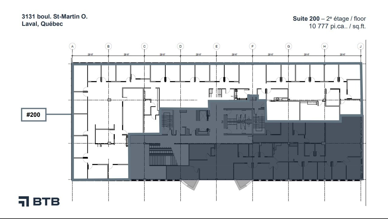 3131 Boul Saint-Martin O, Laval, QC à louer Plan d’étage- Image 1 de 1