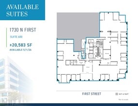 1730 N 1st St, San Jose, CA for lease Floor Plan- Image 1 of 1