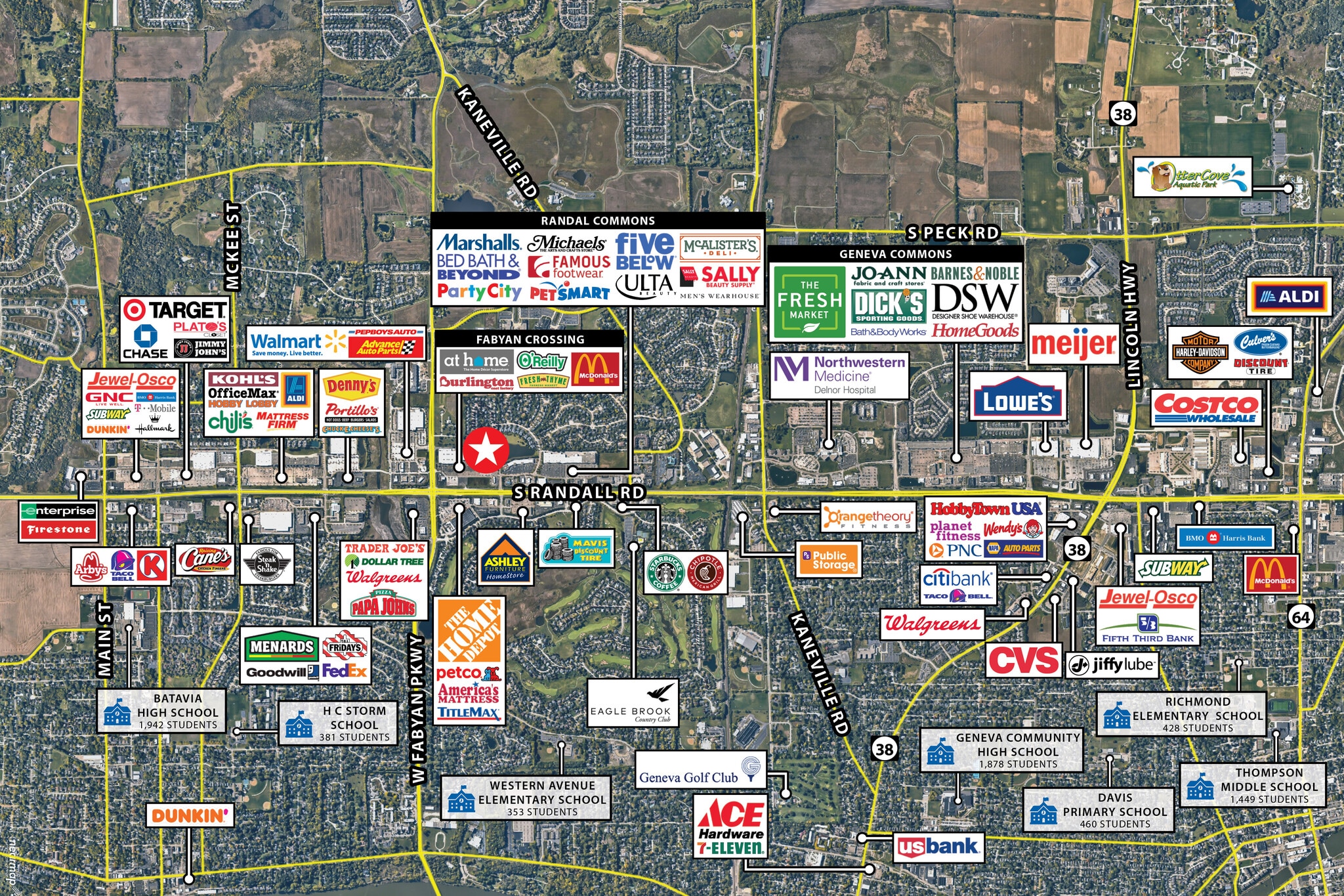 1876 S Randall Rd, Geneva, IL à vendre Photo du bâtiment- Image 1 de 3