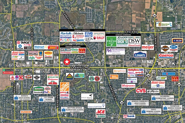 Plus de détails pour 1876 S Randall Rd, Geneva, IL - Commerce de détail à vendre