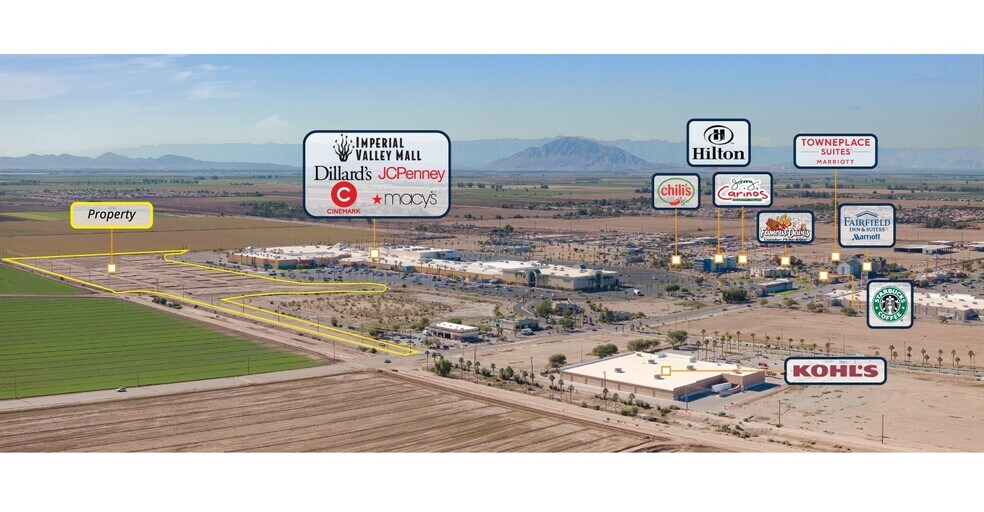 E Danenberg Rd, El Centro, CA à vendre - Photo du bâtiment - Image 2 de 7
