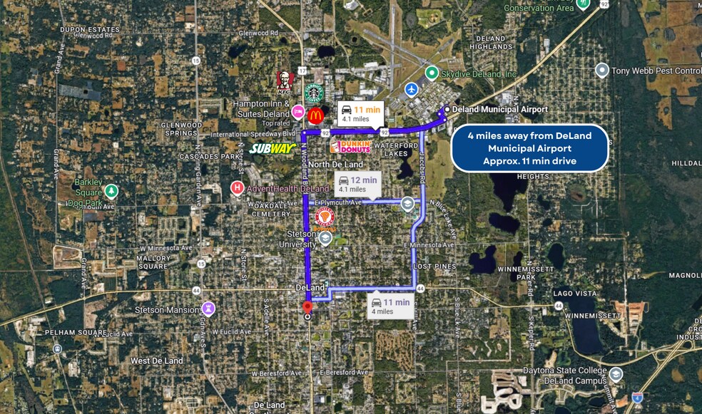 332 S Woodland Blvd, Deland, FL à vendre - Photo du bâtiment - Image 3 de 3