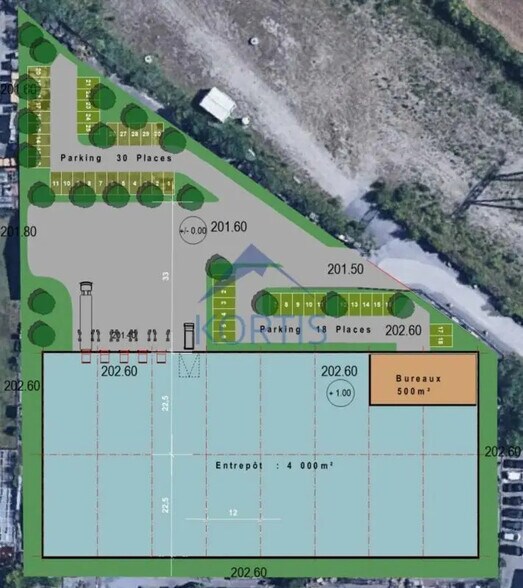 Flex dans Jonage à louer - Plan de site - Image 3 de 4