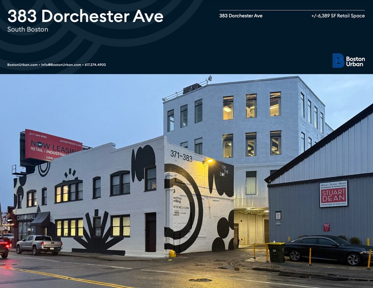 383 Dorchester Ave, South Boston, MA for lease - Building Photo - Image 1 of 2