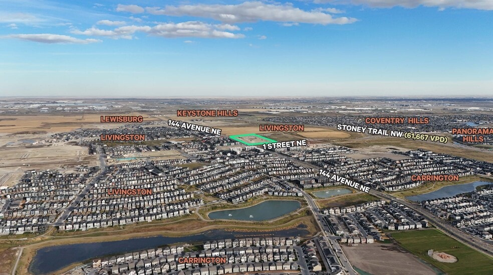 14390 1st St, Calgary, AB for lease - Aerial - Image 3 of 3