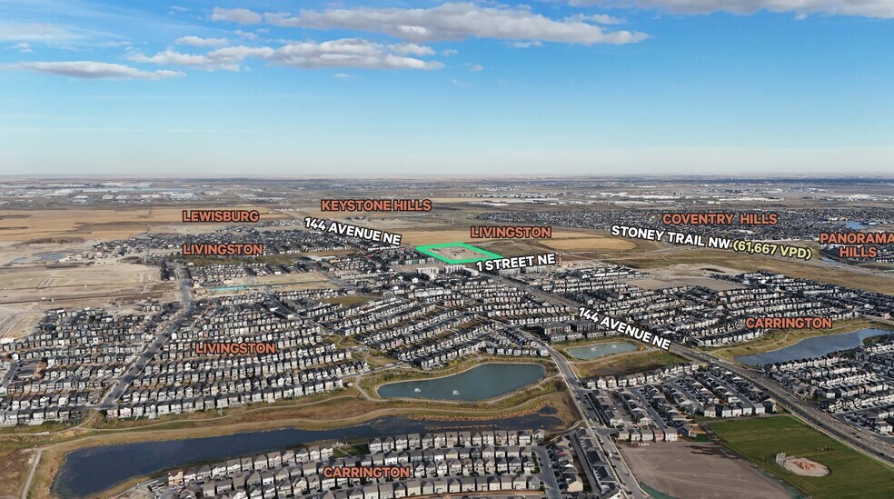 14390 1st St, Calgary, AB à louer - Aérien - Image 2 de 2