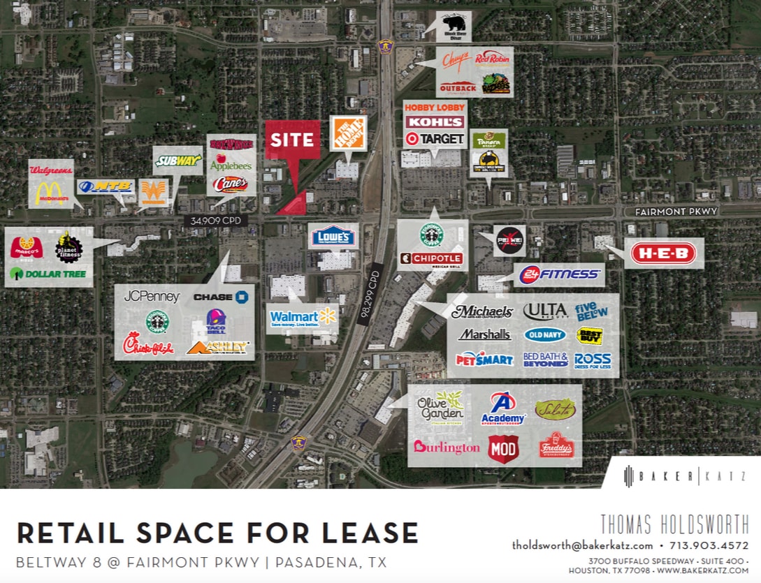 5233 Fairmont Pky, Pasadena, TX for lease Primary Photo- Image 1 of 2