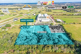 Plus de détails pour 000 Blasingame Rd, Hempstead, TX - Terrain à vendre