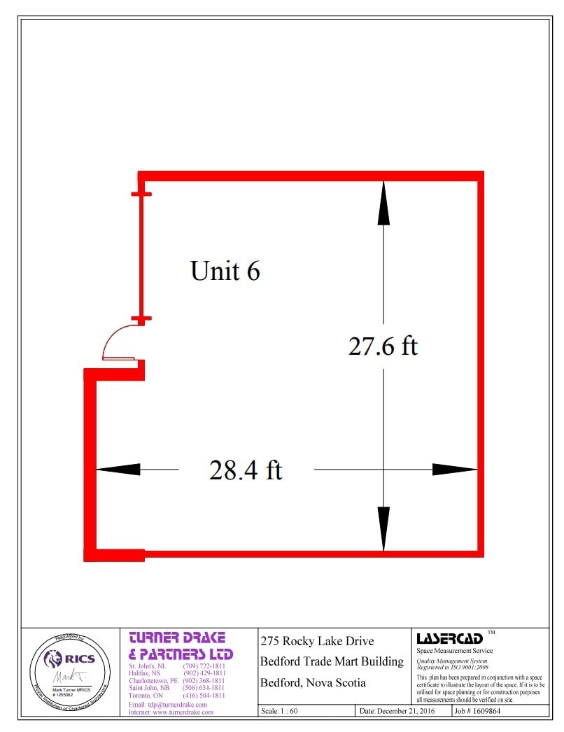 325 Rocky Lake Dr, Bedford, NS à louer Plan d’étage- Image 1 de 1