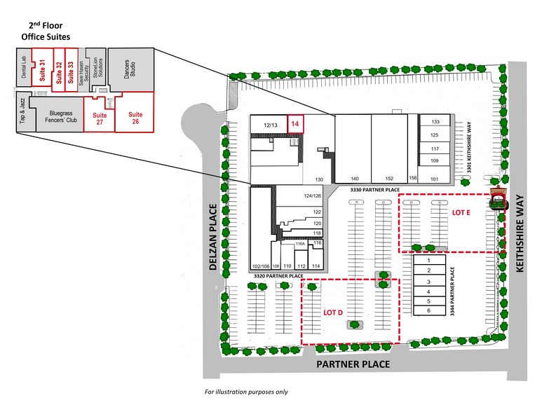 3330 Partner Pl, Lexington, KY à louer - Plan de site - Image 2 de 15